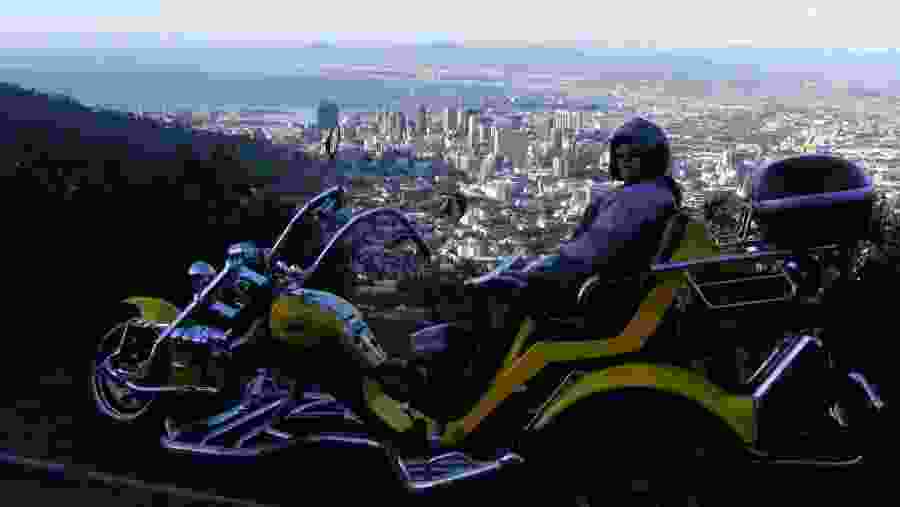overlook the city