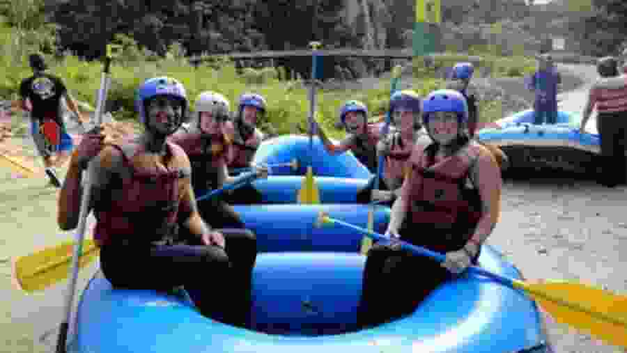 Rafting in Banos, Ecuador