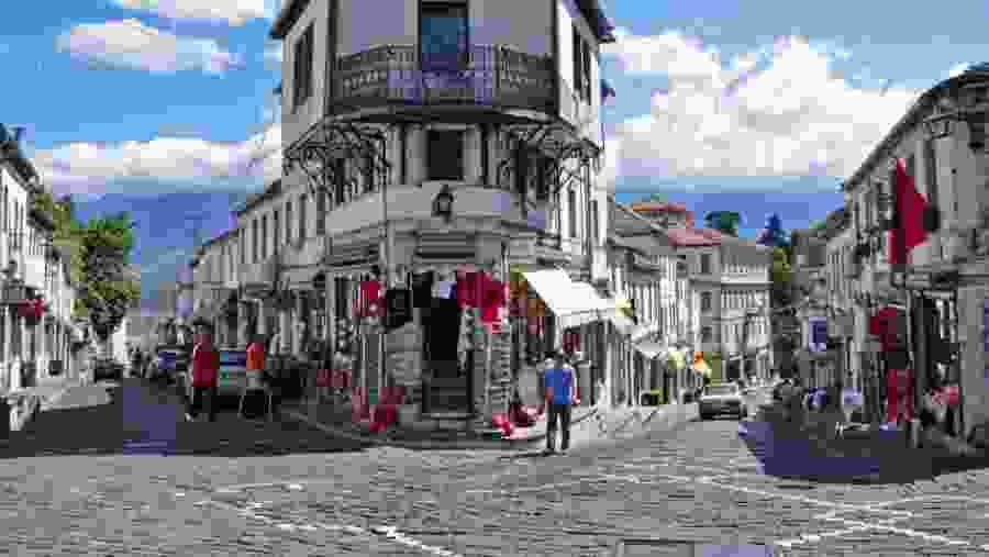 Stroll through the city of Gijrokaster