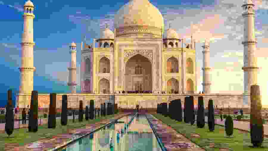 Taj Mahal's serene beauty