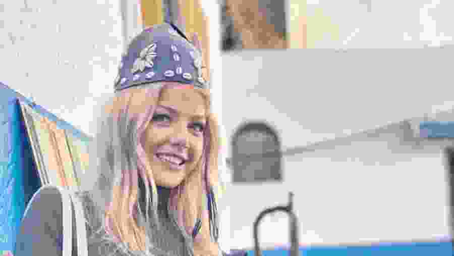 Tourists enjoying the tour