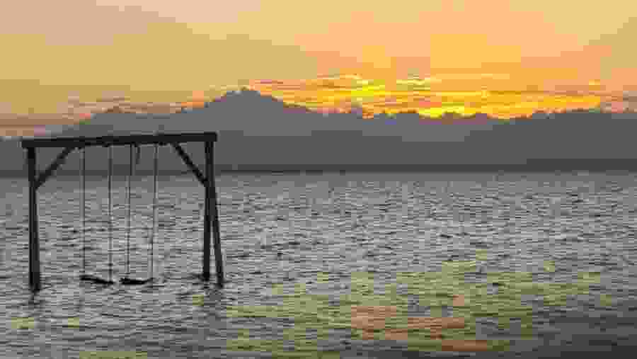 Sunset at Orange Bay Island