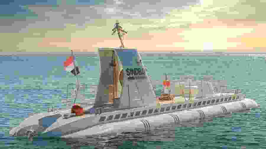 Submarine tour in Red Sea