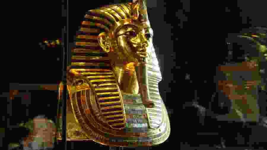 King Tutankhamen's Mask at Cairo's Egyptian Museum