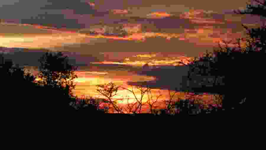 Admire the stunning sunsets at Serengeti