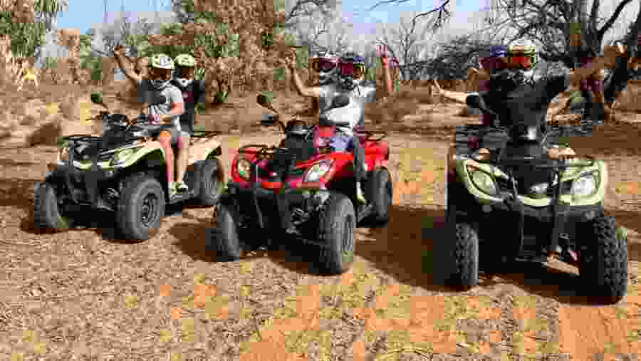 Travellers in ATVs