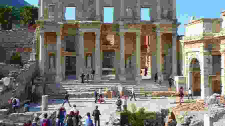 Ruins of the Library of Celsus