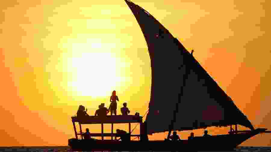 Experience majestic sunset views during your cruise sail