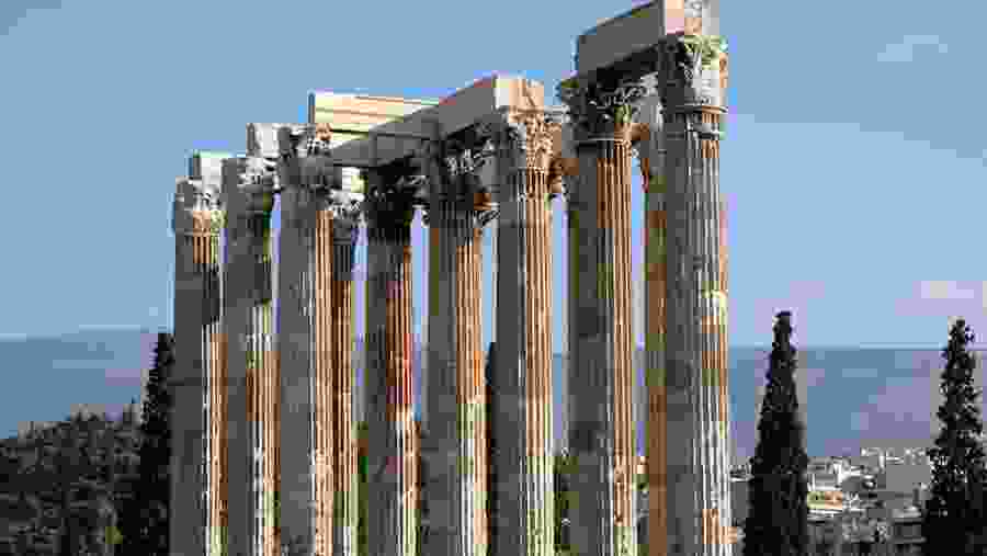 Visit the stunning Temple of Olympian Zeus