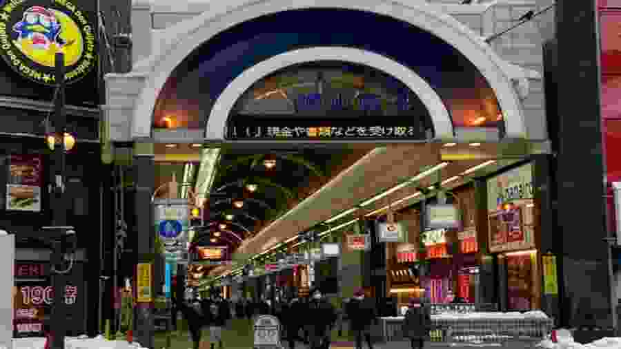 Raccoon Dog Shopping Street