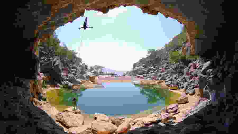 Stunning view of Al Hoota Cave