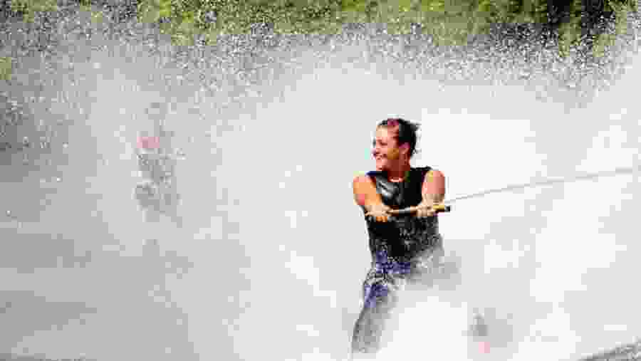 Water Skiing In Mount Lavinia