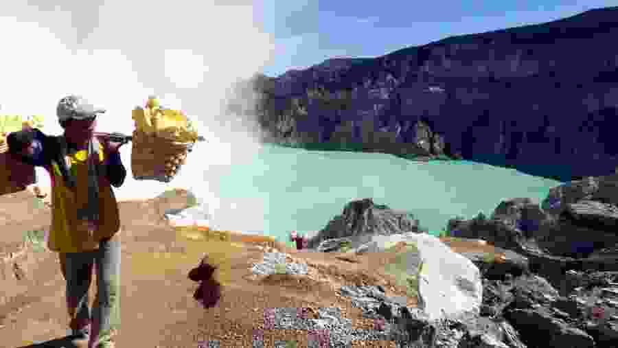 Ijen Blue Lake