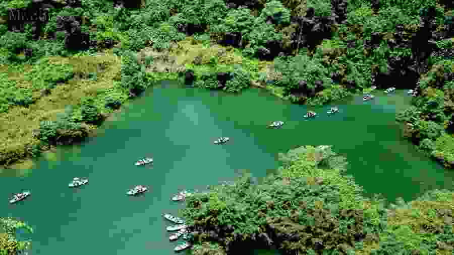 Revel in the picturesque landscape of Trang An