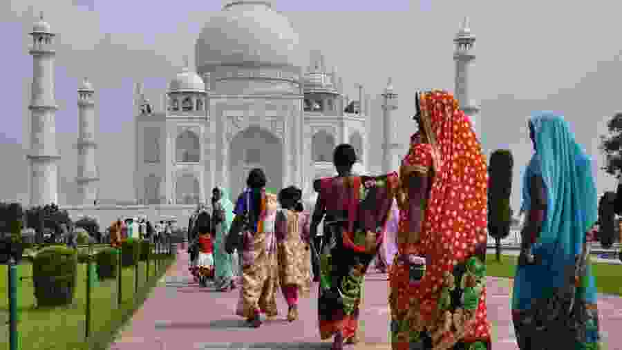 The iconic Taj Mahal, Agra