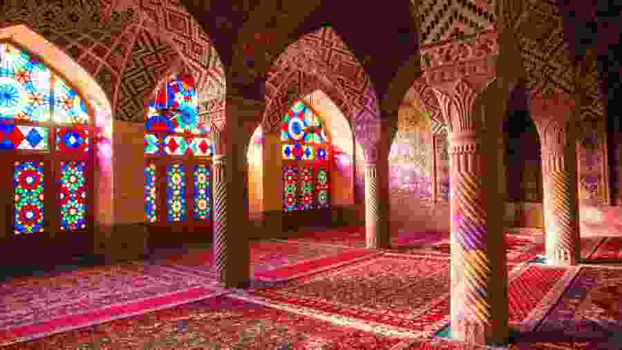 Nasir al-Mulk Mosque or The Pink Mosque in Shiraz