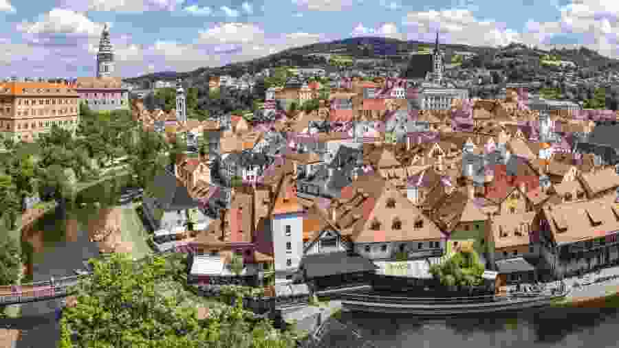 Panoramic View of Český Krumlov
