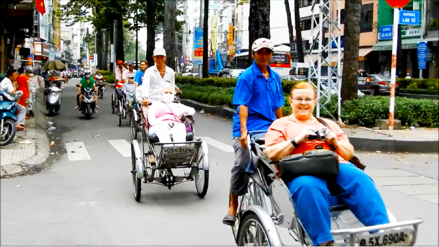 Cyclo Ride in Ho Chi Minh