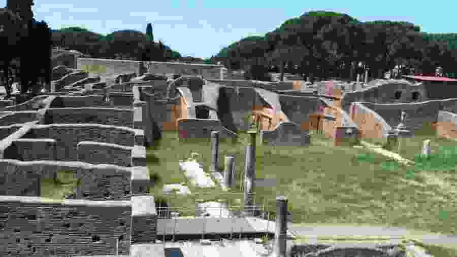 Ruins in Ostia