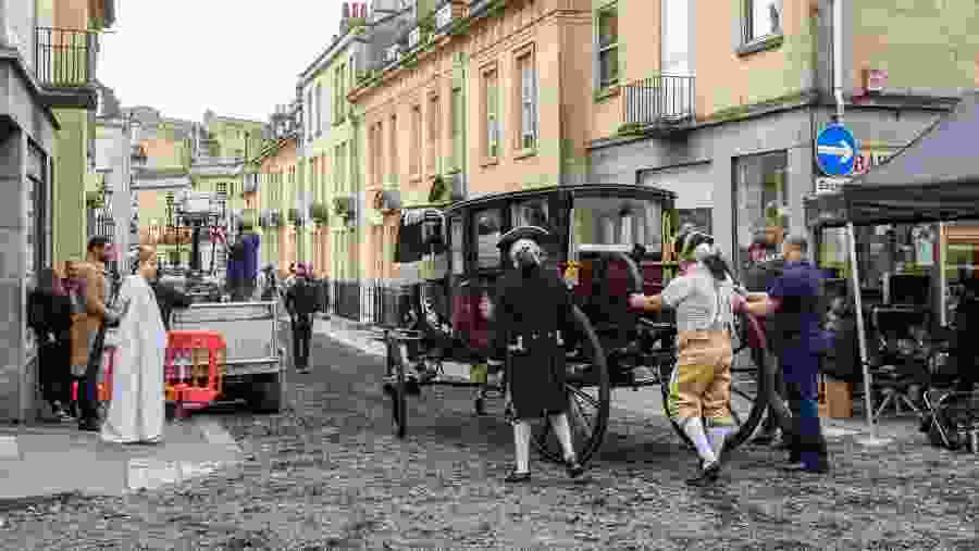 Visit the sets of Bridgerton