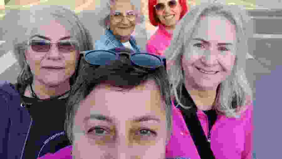Happy Tourists