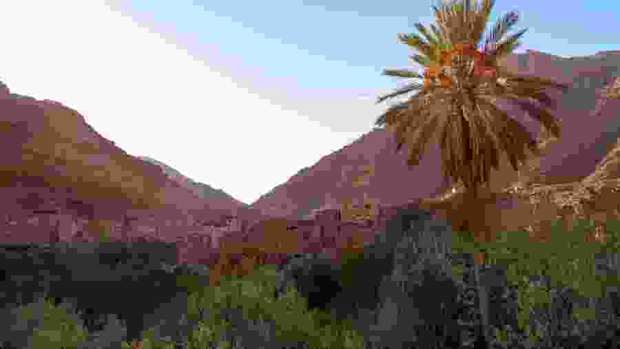 Scenic view of Tinghir