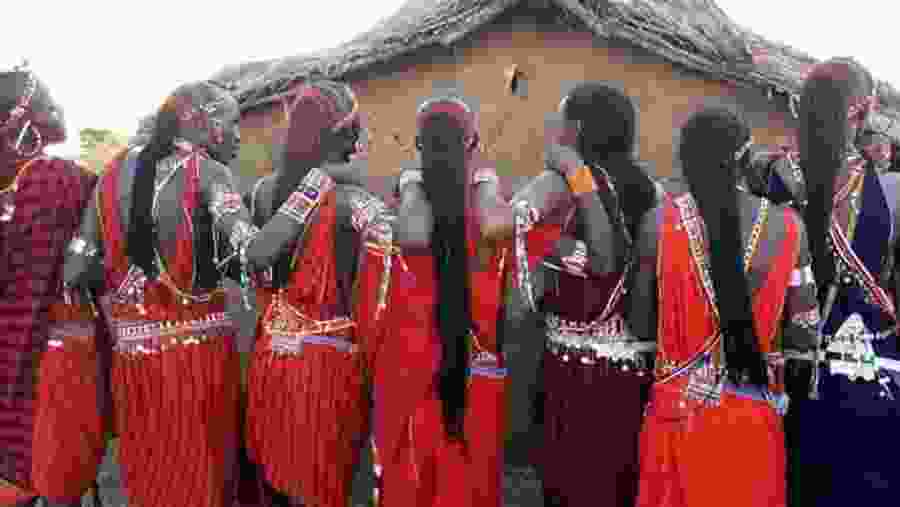 Locals at Masai Mara