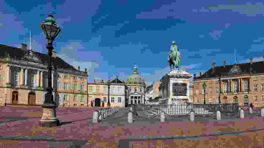 Amalienborg Palace view