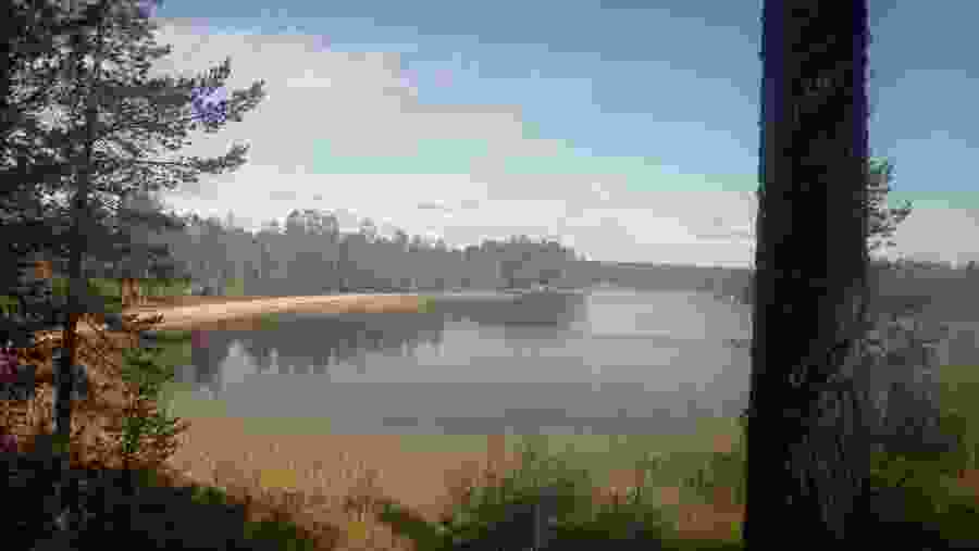 Canoeing in Posio, Finland