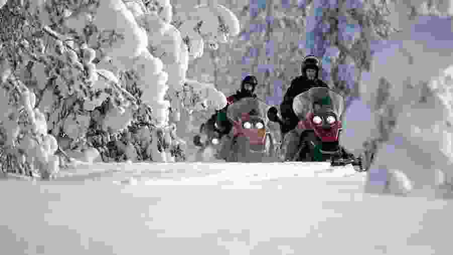 Snowmobile Safari in Lapland