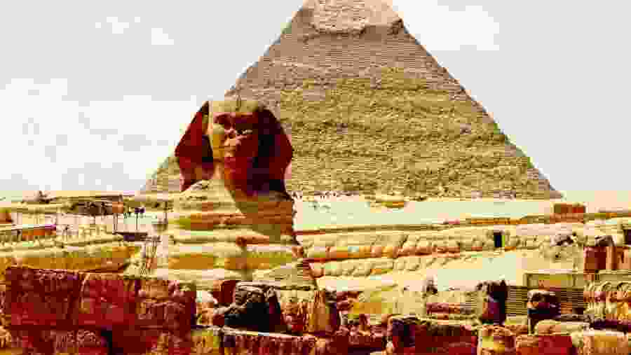 Giza Pyramid and Sphinx