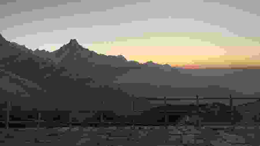 Sunrise and mountains view from Tadapani