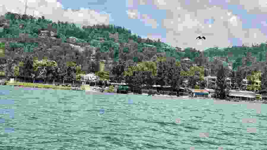 Spot the iconic Lake Kivu
