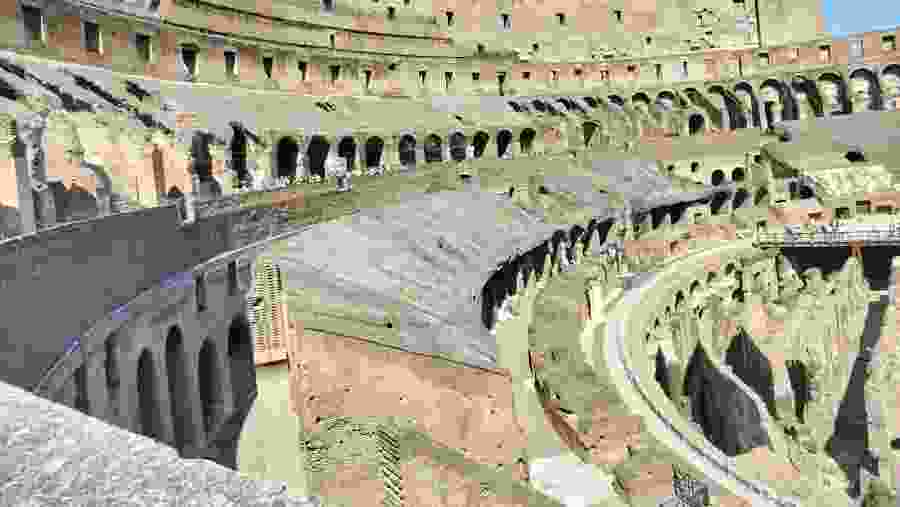 Roman Colosseum in Rome, Italy It