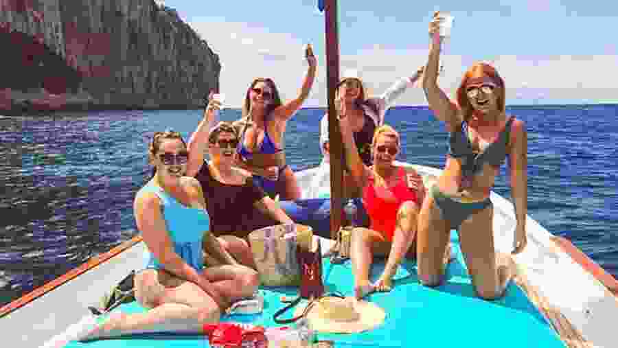 Enjoying on the tour