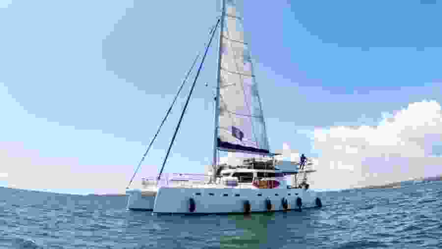 Sailing in Indian Ocean