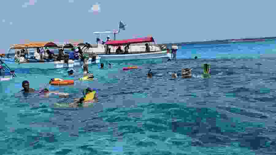 Snorkeling in Mnemba Islands