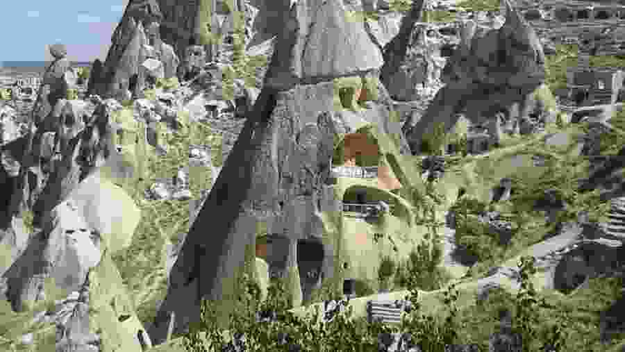 Enjoy sightseeing at the Uchisar Castle
