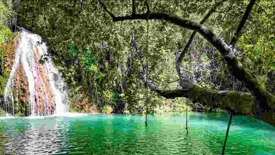 Relax at the  Adonis Baths Waterfall in Paphos