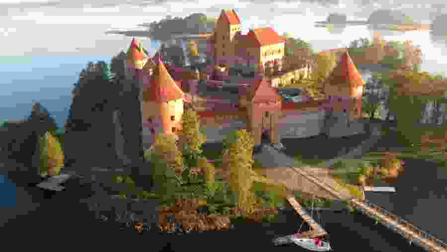Island castle of Trakai