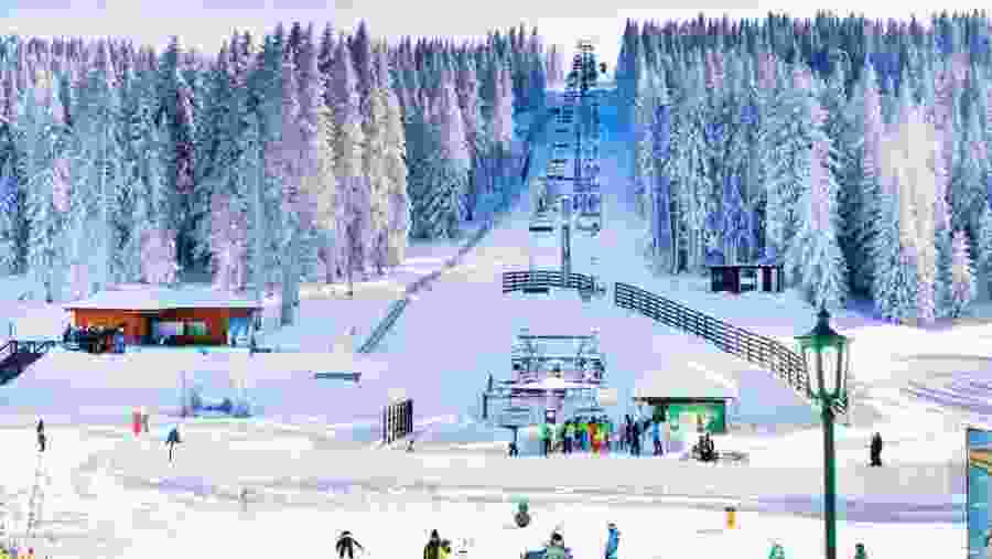 Ski Lift in Tufandag Resort, Azerbaijan