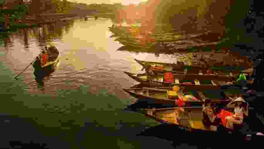 Ferry Ride to Cam Kim Island