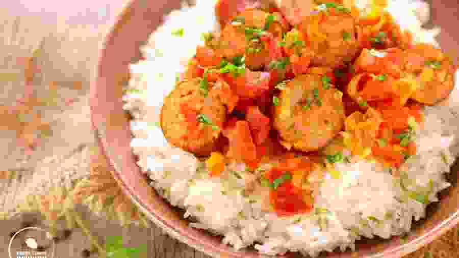 Réunionese Rougail Saucisses