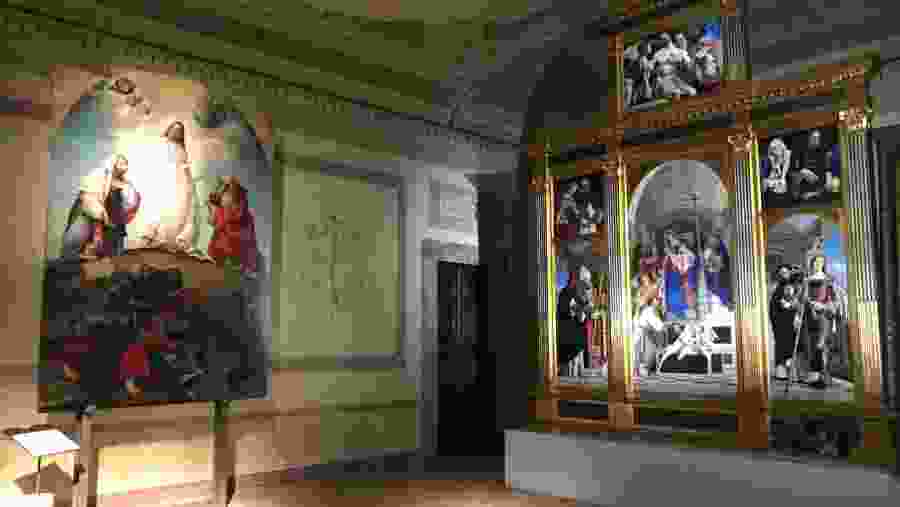 Art installations in the museum