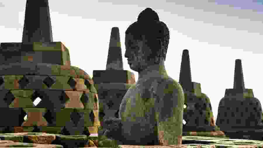 The Borobudur Temple, Indonesia