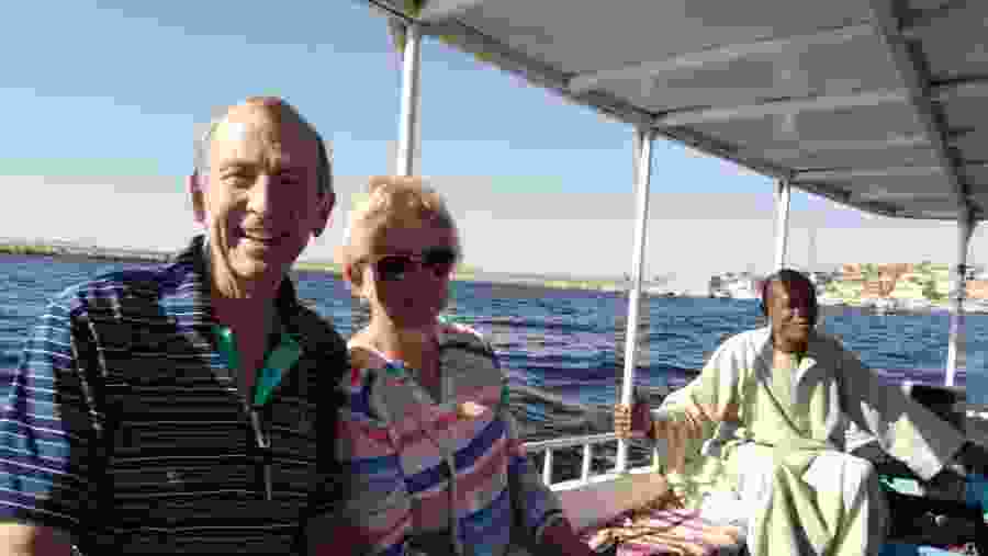 Tourists enjoying the tour