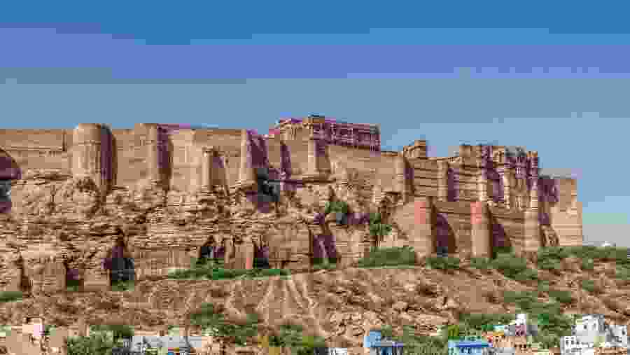 Mehrangarh Fort View from Jee Ri Haveli Hotel