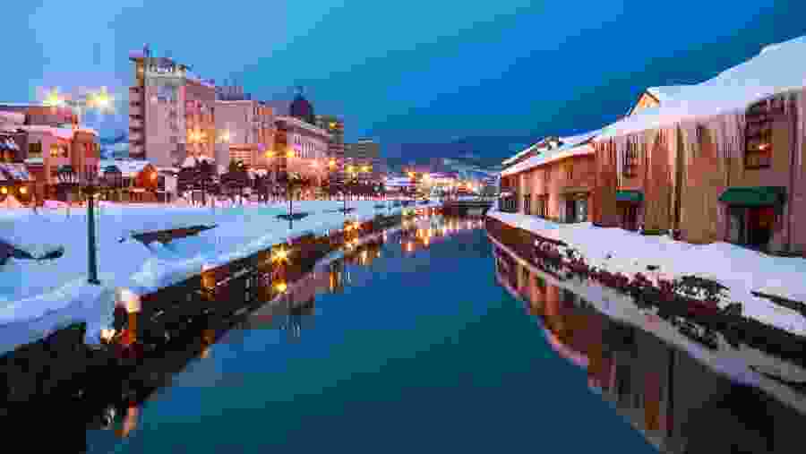 Otaru Canal in Winters