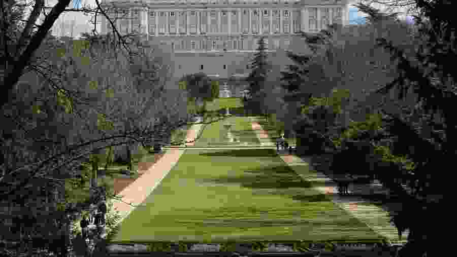 Gardens near the Royal Palace.