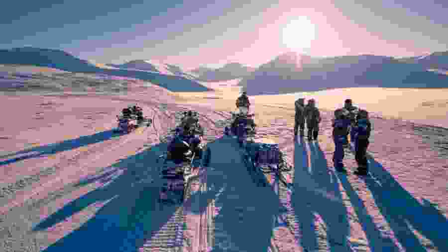 Snowmobiling in Iceland